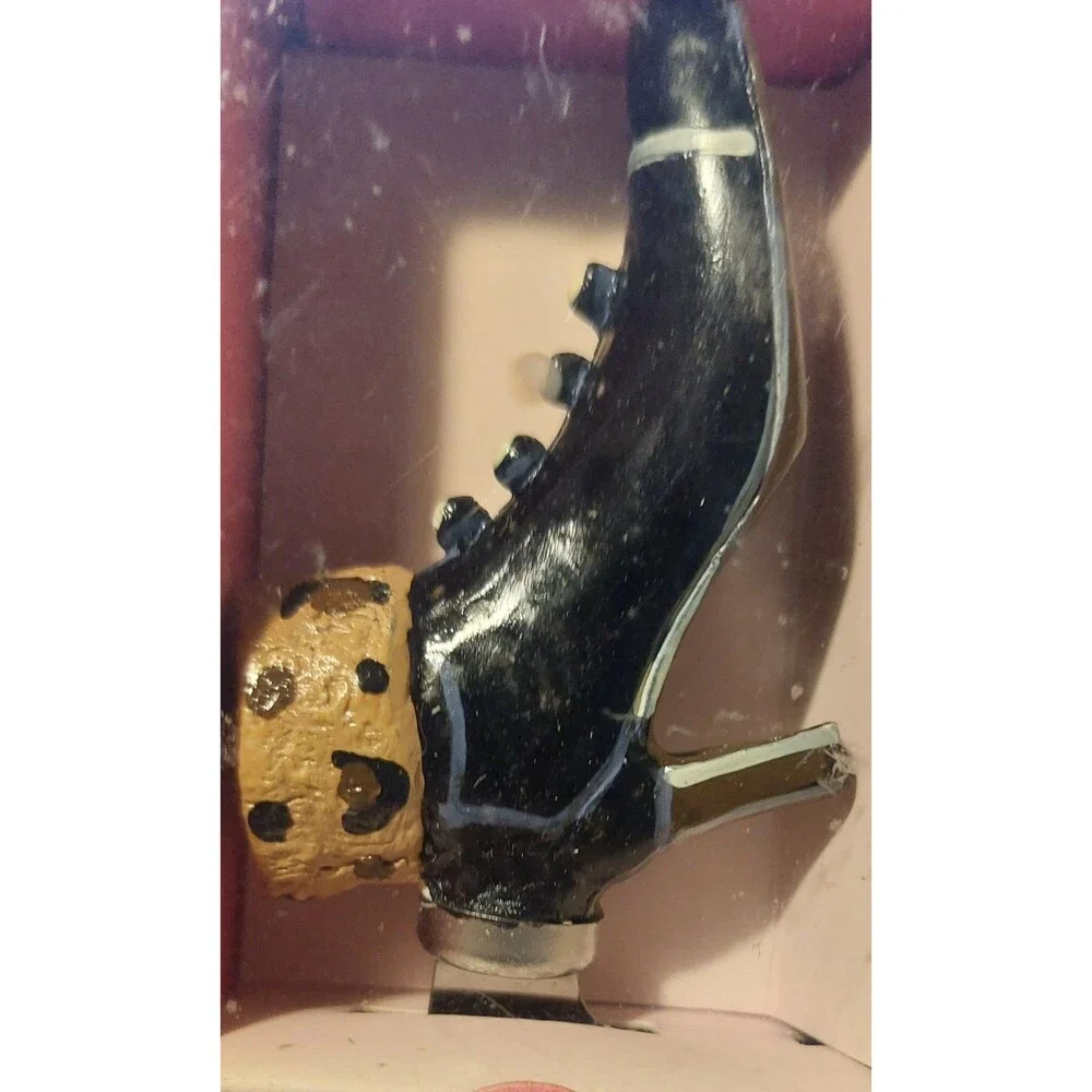 Vintage colorful shoes 3 piece canape set original box spreaders